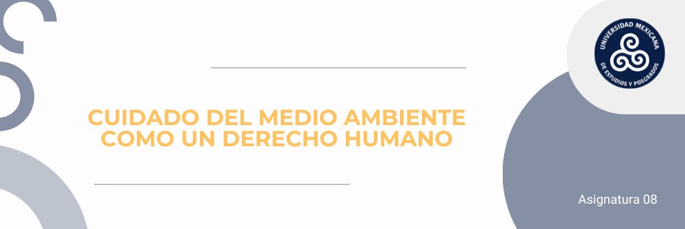 CUIDADO DEL MEDIO AMBIENTE COMO UN DERECHO HUMANO