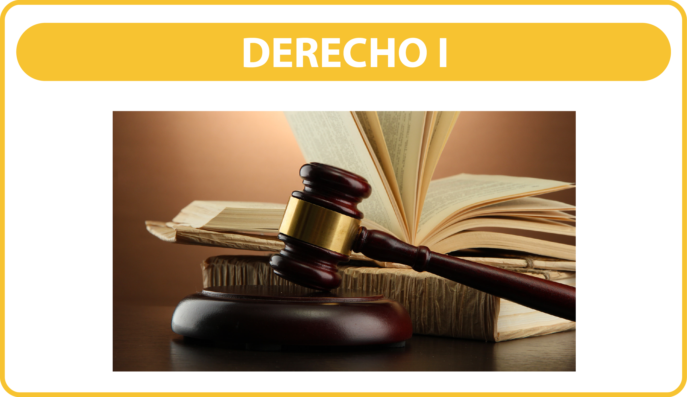 DERECHO I